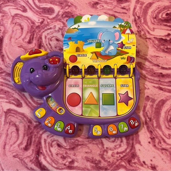 Vtech Touch & Teach Elephant Interactive Learning Book (VIDEO ADDED) - Picture 4 of 7